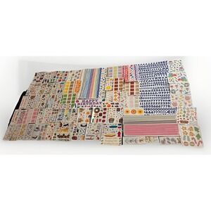 HUGE Lot 111 Creative Memories Sticker Sheets Holidays Events Animals Letters
